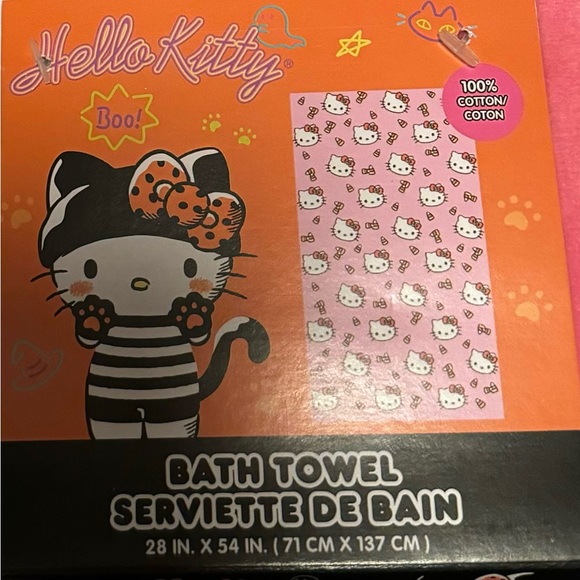 Hello Kitty Halloween bath towel - Picture 2 of 2